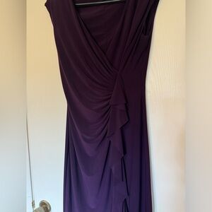 American Living Dress - flattering fit in deep purple